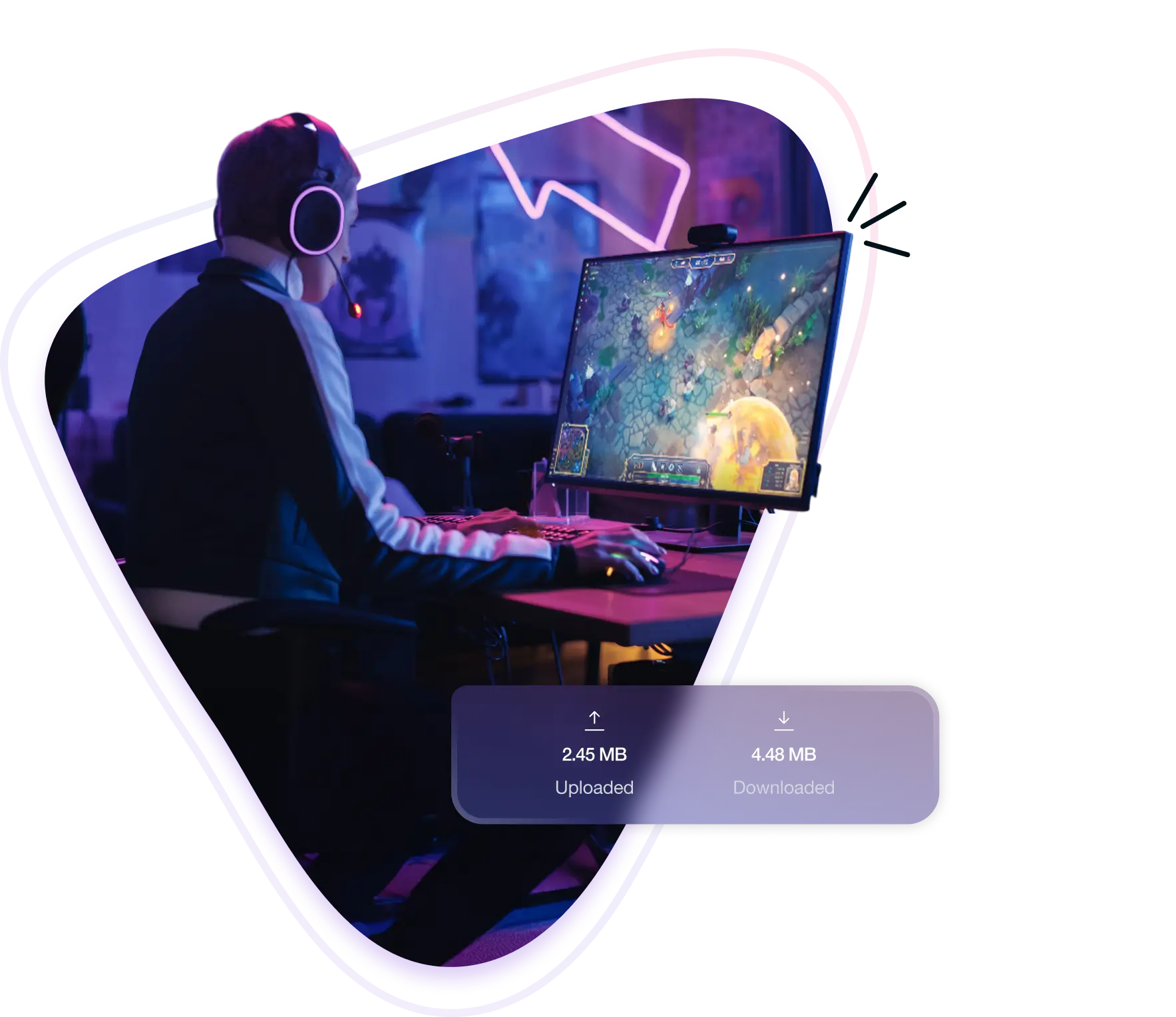 کنترل پنل مانیتورینگ سرویس IP ثابت اوکراین برای وارکرافت
